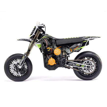 Losi 1/4 Promoto-SM FXR Supermoto Motorcycle RTR w/2.4GHz Radio (Battery and Charger Included), White