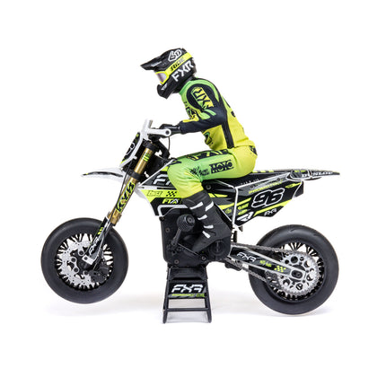 Losi 1/4 Promoto-SM FXR Supermoto Motorcycle RTR w/2.4GHz Radio (Battery and Charger Included), White