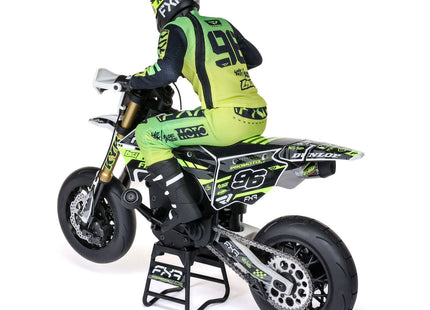 Losi 1/4 Promoto-SM FXR Supermoto Motorcycle RTR w/2.4GHz Radio (Battery and Charger Included), White