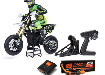 Losi 1/4 Promoto-SM FXR Supermoto Motorcycle RTR w/2.4GHz Radio (Battery and Charger Included), White