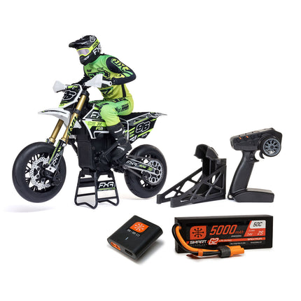 Losi 1/4 Promoto-SM FXR Supermoto Motorcycle RTR w/2.4GHz Radio (Battery and Charger Included), White