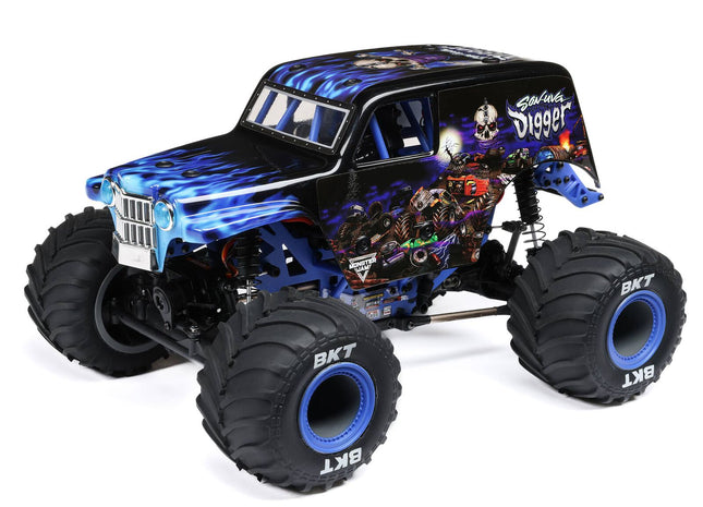 Losi 1/18 Mini LMT 4X4 Brushed RTR Monster Truck (Grave Digger OR Son-Uva Digger) w/SLT2 2.4GHz Radio, Battery & Charger