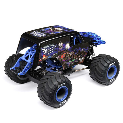 Losi 1/18 Mini LMT 4X4 Brushed RTR Monster Truck (Grave Digger OR Son-Uva Digger) w/SLT2 2.4GHz Radio, Battery & Charger