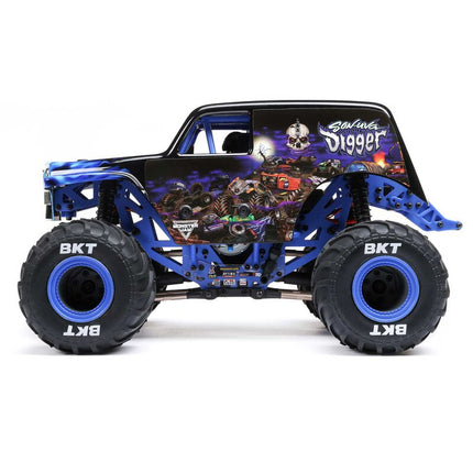 Losi 1/18 Mini LMT 4X4 Brushed RTR Monster Truck (Grave Digger OR Son-Uva Digger) w/SLT2 2.4GHz Radio, Battery & Charger