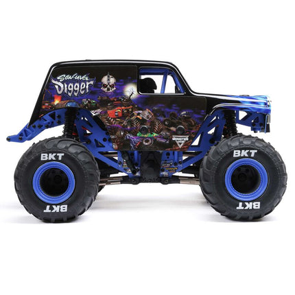 Losi 1/18 Mini LMT 4X4 Brushed RTR Monster Truck (Grave Digger OR Son-Uva Digger) w/SLT2 2.4GHz Radio, Battery & Charger