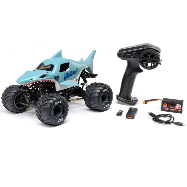 Losi 1/18 Mini LMT 4X4 Brushed RTR Monster Truck (MEGALODON) w/SLT2 2.4GHz Radio, Battery & Charger