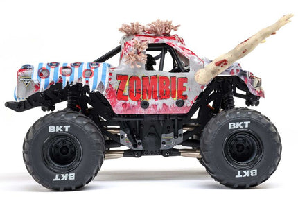 Losi 1/18 Mini LMT 4X4 Brushed RTR Monster Truck (Zombie) w/ SLT2 Radio, Battery & Charger – LOS01026T4