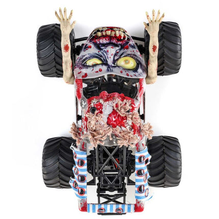 Losi 1/18 Mini LMT 4X4 Brushed RTR Monster Truck (Zombie) w/ SLT2 Radio, Battery & Charger – LOS01026T4