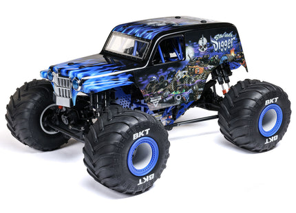 Losi LMT 2.0 Grave Digger® / Son-uva Digger® Solid Axle 4x4 RTR Brushless Monster Truck w/DX3 Smart DSMR Radio Part Number: LOS04028