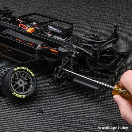 Losi LOS1122501 1/12 NASCAR RC Race Car – Ross Chastain No. 1 Busch Light 2025 Camaro ZL1 2S AWD RTR (Battery & Charger Included)