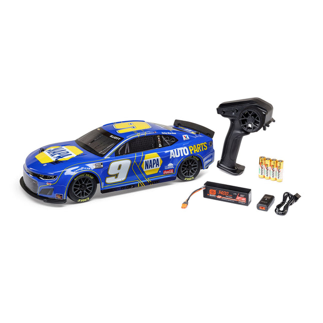 Losi NASCAR #9 Chevy Camaro ZL1 1/12 2S AWD RTR On-Road Car (Chase Elliott) w/Radio, Battery & Charger - LOS1122509