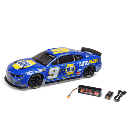 Losi NASCAR #9 Chevy Camaro ZL1 1/12 2S AWD RTR On-Road Car (Chase Elliott) w/Radio, Battery & Charger - LOS1122509