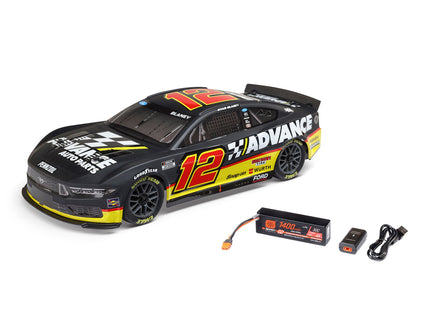 Losi NASCAR #12 - Ryan Blaney Advance Auto 2025 Ford Mustang Part #: LOS1122512