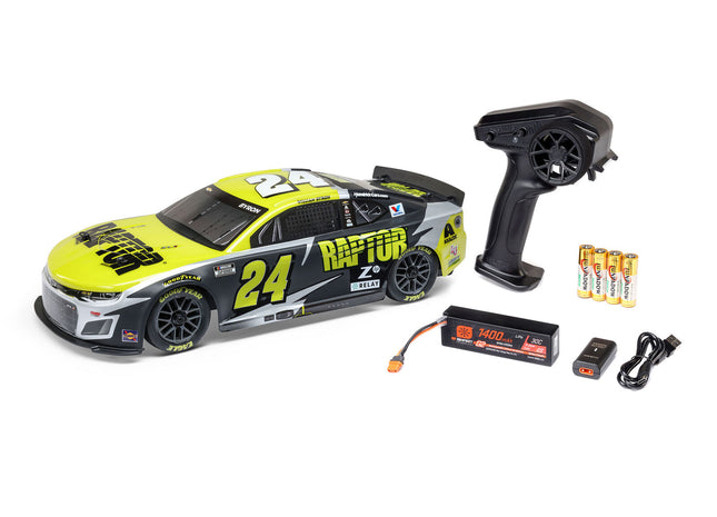 Losi NASCAR #24 Chevrolet Camaro ZL1 1/12 2S AWD RTR On-Road Car (William Byron) – Part #: LOS1122524