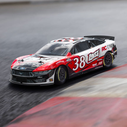 Losi NASCAR #38 Ford Mustang 1/12 2S AWD RTR On-Road Car (Zane Smith) w/2.4GHz Radio, Battery & Charger (LOS1122638)