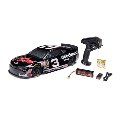 Losi LOS1122503 1/12 NASCAR RC Race Car – Dale Earnhardt #3 Chevy Camaro ZL1 2S AWD RTR (Battery & Charger Included) LOSF1122503