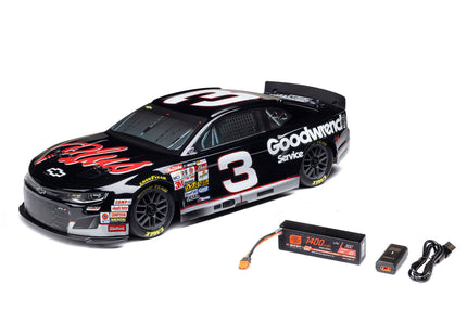 Losi LOS1122503 1/12 NASCAR RC Race Car – Dale Earnhardt #3 Chevy Camaro ZL1 2S AWD RTR (Battery &amp; Charger Included) LOSF1122503