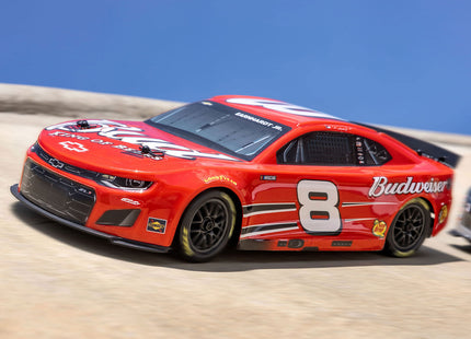 Losi LOS1122508 1/12 NASCAR RC Race Car – Dale Earnhardt Jr. #8 Budweiser Chevy Camaro ZL1 2S AWD RTR (Battery & Charger Included)