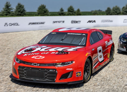 Losi LOS1122508 1/12 NASCAR RC Race Car – Dale Earnhardt Jr. #8 Budweiser Chevy Camaro ZL1 2S AWD RTR (Battery & Charger Included)