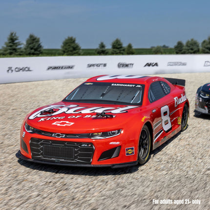 Losi LOS1122508 1/12 NASCAR RC Race Car – Dale Earnhardt Jr. #8 Budweiser Chevy Camaro ZL1 2S AWD RTR (Battery & Charger Included)