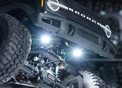 INJORA Rock Lights Kit w/Controller for 1/18 & 1/24 RC Crawlers — White or Yellow