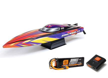 Pro Boat Sonicwake 24" Self-Righting RTR Deep-V Brushless Boat (Red or Blue)  Part# PRB-1992