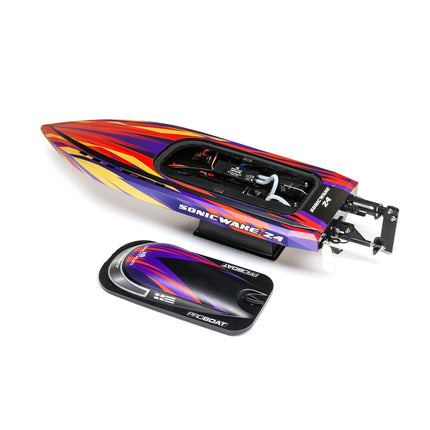 Pro Boat Sonicwake 24" Self-Righting RTR Deep-V Brushless Boat (Red or Blue)  Part# PRB-1992