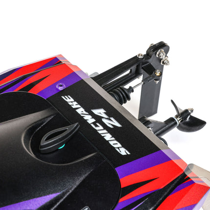 Pro Boat Sonicwake 24" Self-Righting RTR Deep-V Brushless Boat (Red or Blue)  Part# PRB-1992