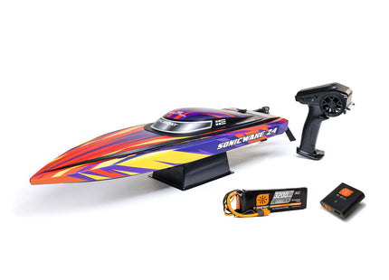 Pro Boat Sonicwake 24" Self-Righting RTR Deep-V Brushless Boat (Red or Blue)  Part# PRB-1992