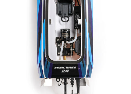 Pro Boat Sonicwake 24" Self-Righting RTR Deep-V Brushless Boat (Red or Blue)  Part# PRB-1992