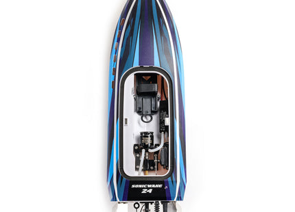 Pro Boat Sonicwake 24" Self-Righting RTR Deep-V Brushless Boat (Red or Blue)  Part# PRB-1992