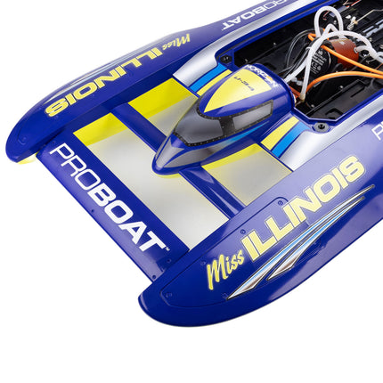 Pro Boat U-34 34" Miss Illinois RTR Brushless Hydroplane Boat w/DX3 2.4GHz Radio (PRB08072T1)