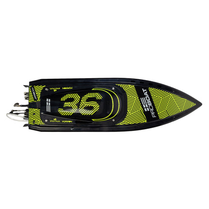Pro Boat Sonicwake 36" V3 Self-Righting RTR V-Hull Brushless Boat (Black) w/SLT3 2.4GHz Radio (PRB-2171)