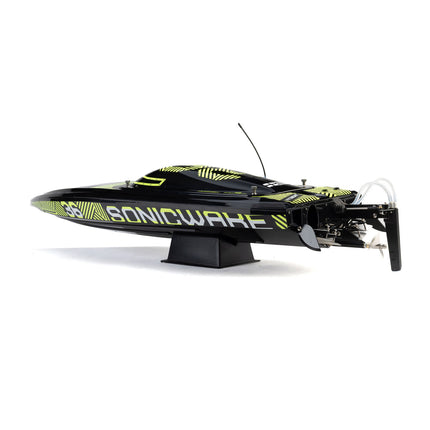 Pro Boat Sonicwake 36" V3 Self-Righting RTR V-Hull Brushless Boat (Black) w/SLT3 2.4GHz Radio (PRB-2171)