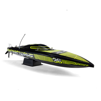 Pro Boat Sonicwake 36" V3 Self-Righting RTR V-Hull Brushless Boat (Black) w/SLT3 2.4GHz Radio (PRB-2171)