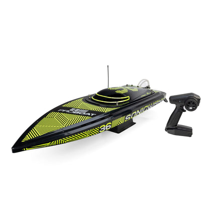 Pro Boat Sonicwake 36" V3 Self-Righting RTR V-Hull Brushless Boat (Black) w/SLT3 2.4GHz Radio (PRB-2171)