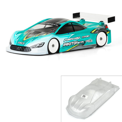 PROTOform P63 1/10 Touring Car Body (Clear) – 190mm (0.5 mm Pro-Lite) – PRM158020
