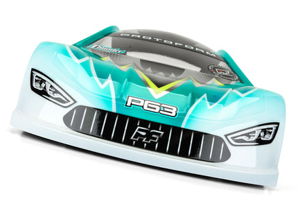 PROTOform P63 1/10 Touring Car Body – Lightweight (0.65mm) Clear, 190mm – PRM158025