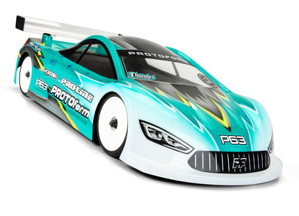 PROTOform P63 1/10 Touring Car Body – Lightweight (0.65mm) Clear, 190mm – PRM158025