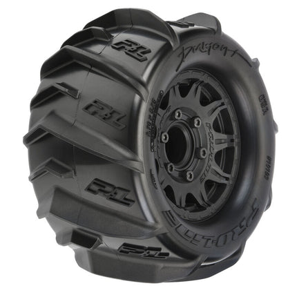 Pro-Line Dumont 2.8" Pre-Mounted Paddle Tires (Z3) – 2-Pack