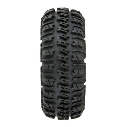 Pro-Line SCX24 1.0" Trencher Pre-Mounted Tires w/ Black Impulse Wheels (4) – PRO1020910 (Medium Compound)