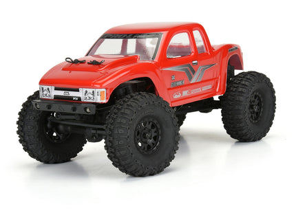 Pro-Line SCX24 1.0" Trencher Pre-Mounted Tires w/ Black Impulse Wheels (4) – PRO1020910 (Medium Compound)