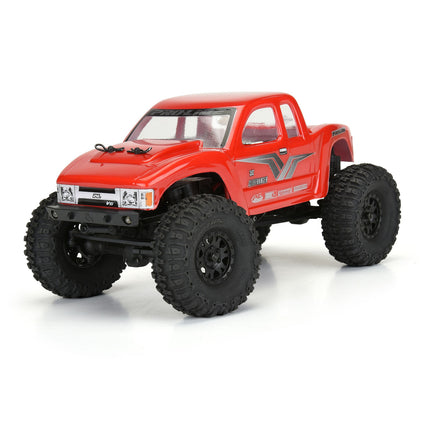 Pro-Line SCX24 1.0" Trencher Pre-Mounted Tires w/ Black Impulse Wheels (4) – PRO1020910 (Medium Compound)