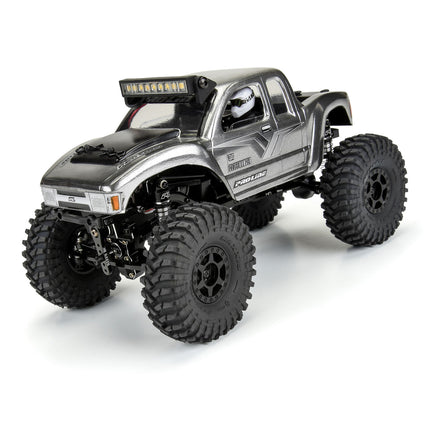 Pro-Line SCX24 1.0" Maxxis Trepador Pre-Mounted Tires (63.5mm OD, Soft) w/ Black Holcomb Bead-Loc Wheels (4) – PRO1022510