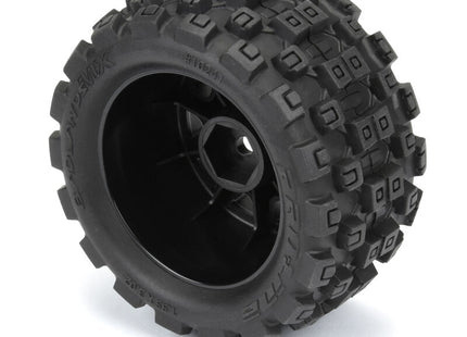 Pro-Line Badlands MX Pre-Mounted MT 1/18 Tire Set (Black) (4) – 12mm Hex Part Number: PRO10241-10