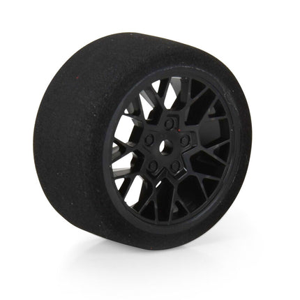 Pro-Line Losi® NASCAR® Fifty6 1/12 Pre-Mounted Foam Tires (Black) (4) w/8mm Hex  Part #: PRO1031610