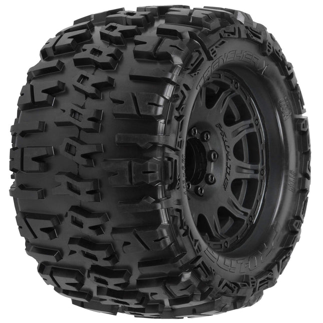Pro-Line Trencher X MX38 3.8" Tire w/Raid 8x32 Wheels (Black) (2) (M2) w/Removable Hex  Part #: PRO118410