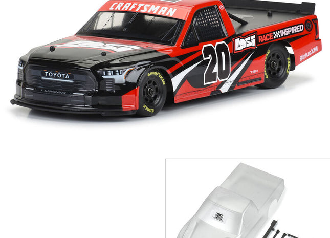Pro-Line 1/12 Pre-Cut 2024 Toyota Tundra NASCAR Truck Series Clear Body (Losi NASCAR) – PRO365500