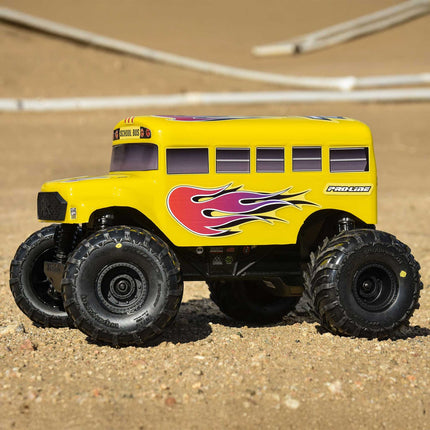 Pro-Line Arrma® Gorgon™ Pre-Trimmed School Bus Body – Clear or Pre-Painted (Yellow)
