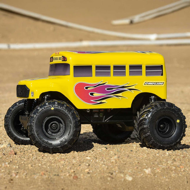 Pro-Line Arrma® Gorgon™ Pre-Trimmed School Bus Body – Clear or Pre-Painted (Yellow)